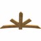 Ekena Millwork Alberta Rough Sawn Timber Gable Bracket, Western Red Cedar, 72"W x 39"H x 2"D x 6"F, 13/12 Pitch GBW072X39X0206ALB00RWR - alternate 2